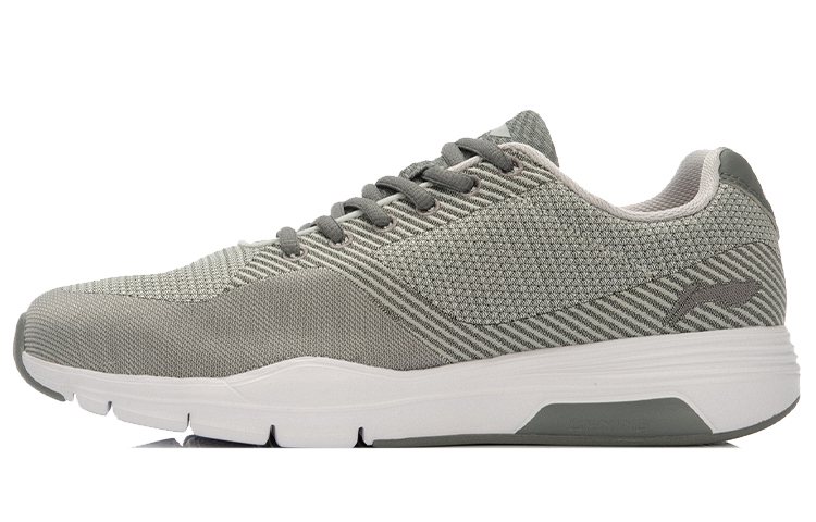 Li-Ning Retro Walker M 'Urban Knit Low Top Grey White' ACGL047-2