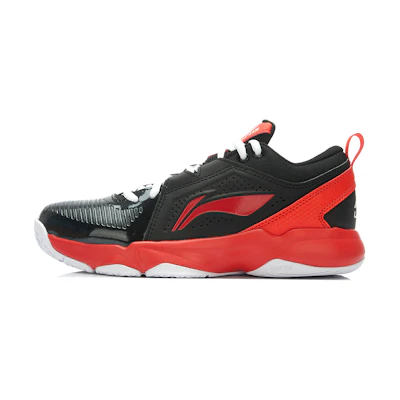 Li-Ning Rider Low Basketball Shoes 'Red Black White'