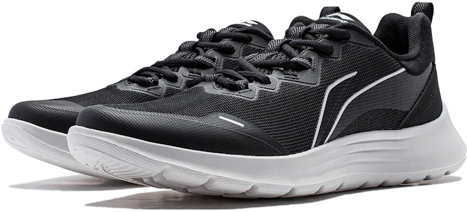 Li-Ning Pelari Rendah 'Hitam Putih' ARST065-3 Shop Li-Ning Pelari Rendah 'Hitam Putih' ARST065-3