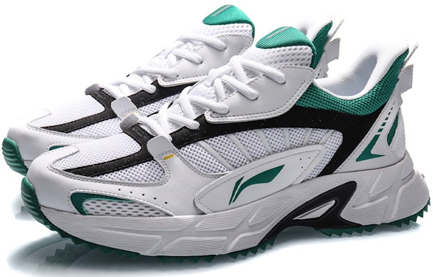 李宁 跑步鞋 '白绿' ARLQ009-2 Lookbook 李宁 跑步鞋 '白绿' ARLQ009-2