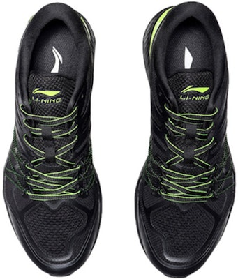 Li-Ning Sepatu Lari Low 'Hitam Hijau' ARHP233-6 Shop Li-Ning Sepatu Lari Low 'Hitam Hijau' ARHP233-6