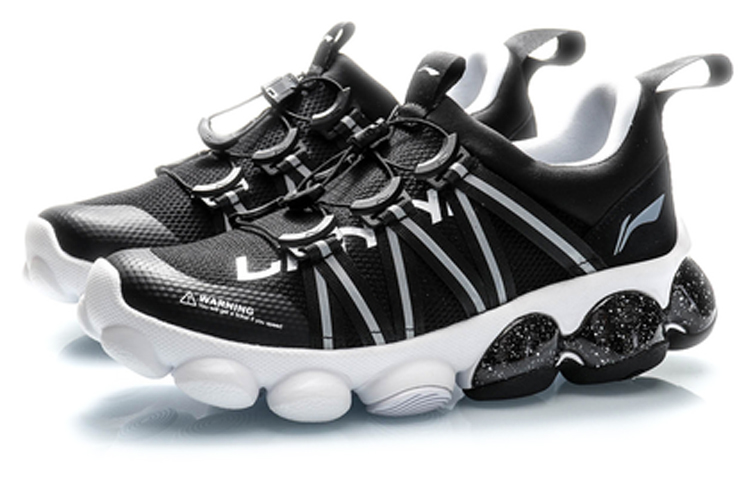 Lookbook 리닝 러닝 로우 '블랙 화이트' ARHP109-1