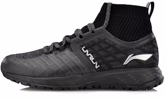 Li-Ning Running Mid-Top 'Water-Resistant Black Knit' ARHM083-1 Li-Ning Running Mid-Top 'Water-Resistant Black Knit' ARHM083-1