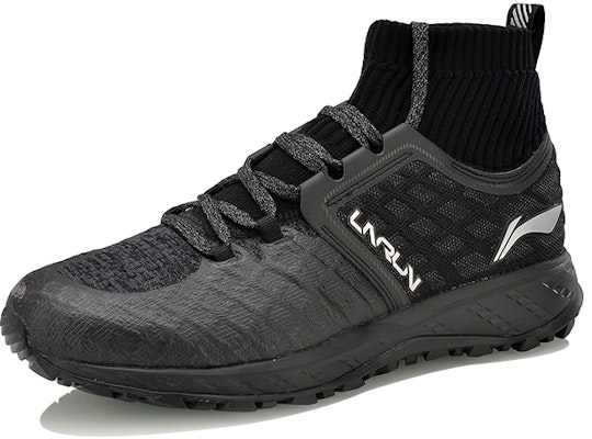 Li-Ning Running Mid-Top 'Water-Resistant Black Knit' ARHM083-1 Order Li-Ning Running Mid-Top 'Water-Resistant Black Knit' ARHM083-1