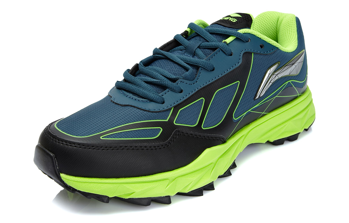 Li-Ning Running Shoe 'Bull Black Green' 圖 2