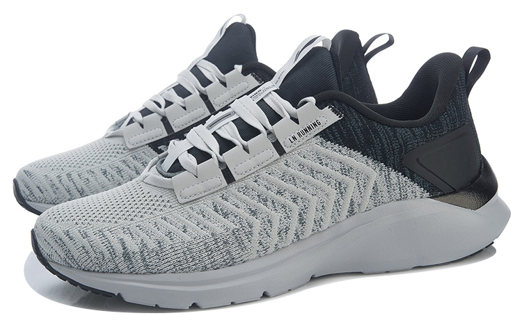 Li-Ning Running Shoe 'Grey Black' 圖 3