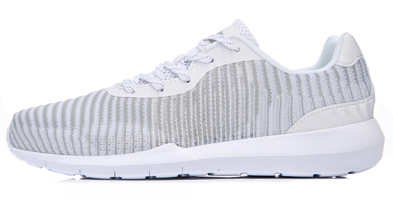 LiNing李寧 一體織透氣輕便跑步鞋 白灰 Buy LiNing李寧 一體織透氣輕便跑步鞋 白灰