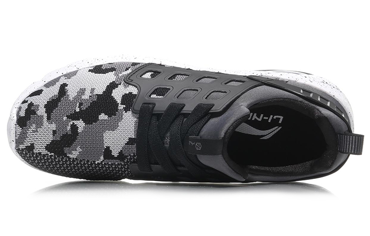 Lookbook Zapatillas de Correr Li-Ning 'Negro Gris' AGLM019-3