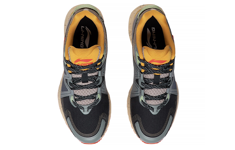 Shop Li-Ning Kasut Lari 'Hitam Kelabu' ARSS055-1