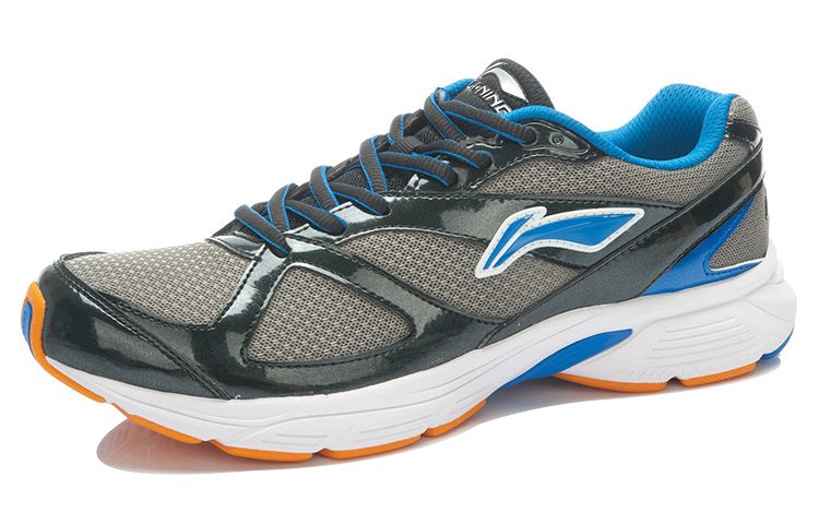 Li-Ning Running Shoes 'Black Grey Blue' 圖 2