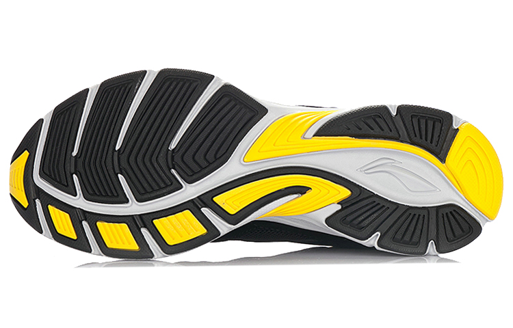 Li-Ning Running Shoes 'Black Yellow' 圖 5