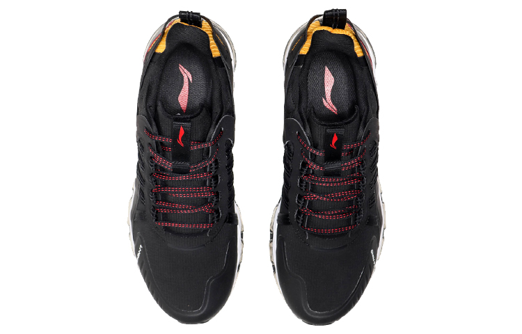 Li-Ning Running Shoes 'Black Yellow' 圖 4