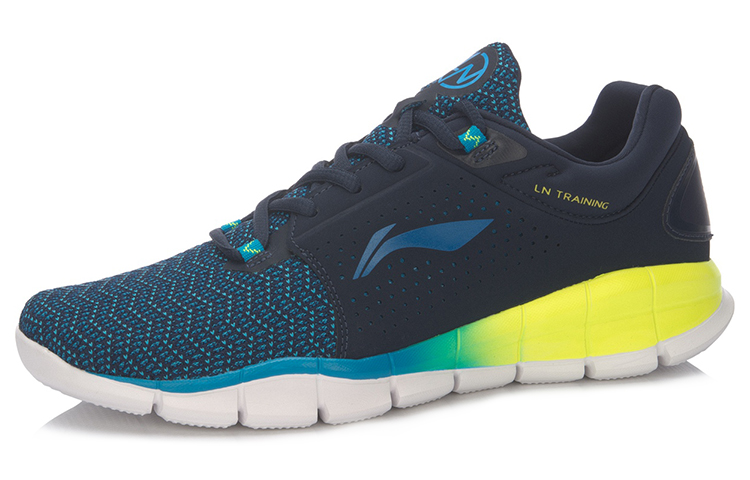 Li-Ning Running Shoes 'Blue Yellow' 圖 2
