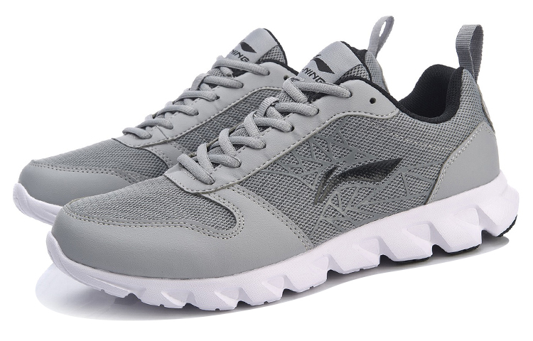 Lookbook LiNing李寧 輕便耐磨減震跑步鞋 灰色