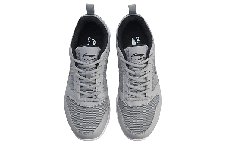 Shop LiNing李寧 輕便耐磨減震跑步鞋 灰色