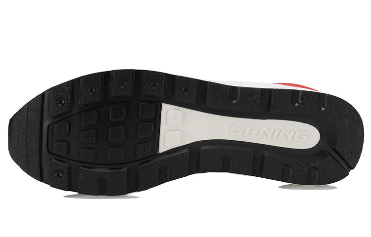 Li-Ning Running Shoes 'Grey Black Red' 圖 5