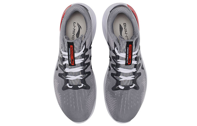 Li-Ning Running Shoes 'Grey Red' 圖 4