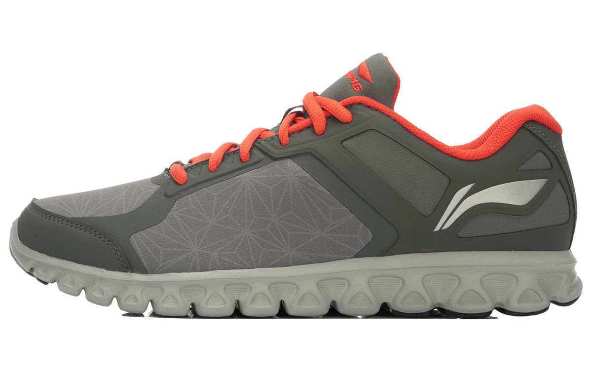 Li-Ning Running Shoes 'Grey Red Silver'