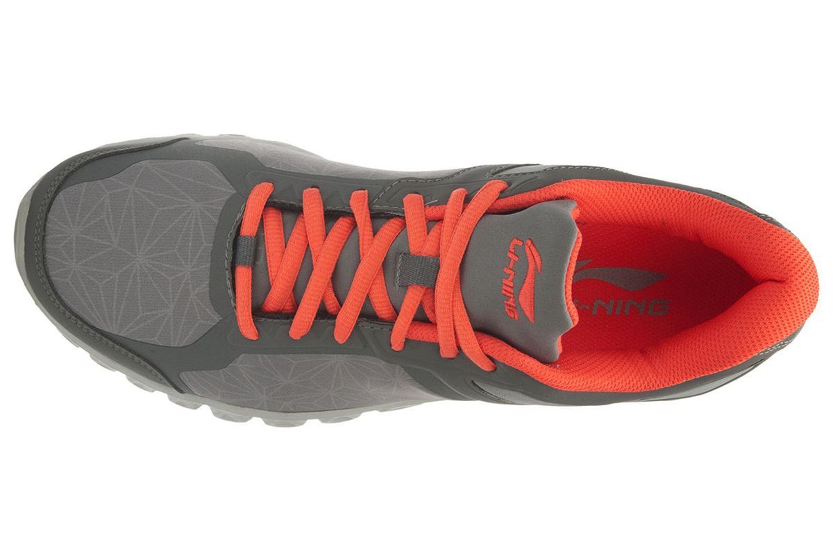 Li-Ning Running Shoes 'Grey Red Silver' 圖 3