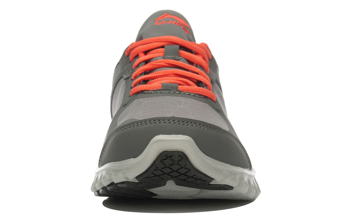 Li-Ning Running Shoes 'Grey Red Silver' 圖 4