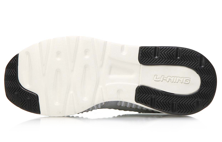 Li-Ning Running Shoes 'Grey White' 圖 5