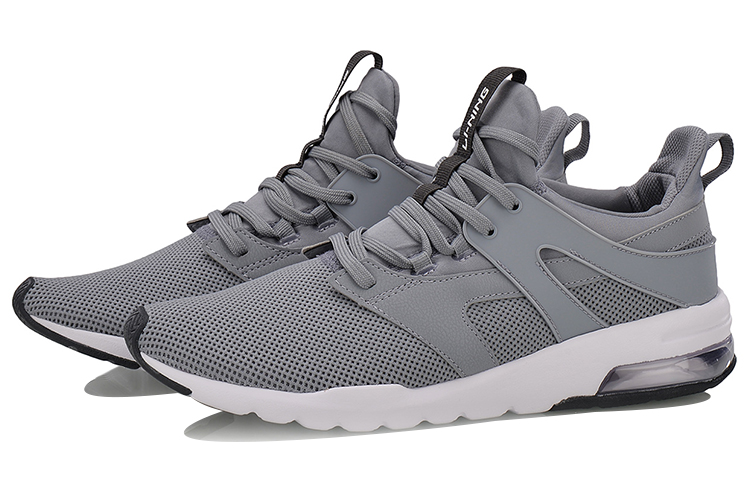 Li-Ning Running Shoes 'Grey White' 圖 3