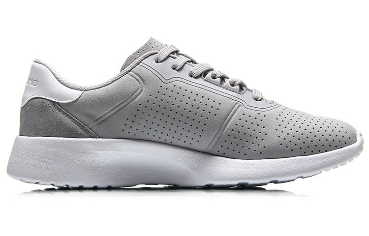 Li-Ning Running Shoes 'Grey White' 圖 2