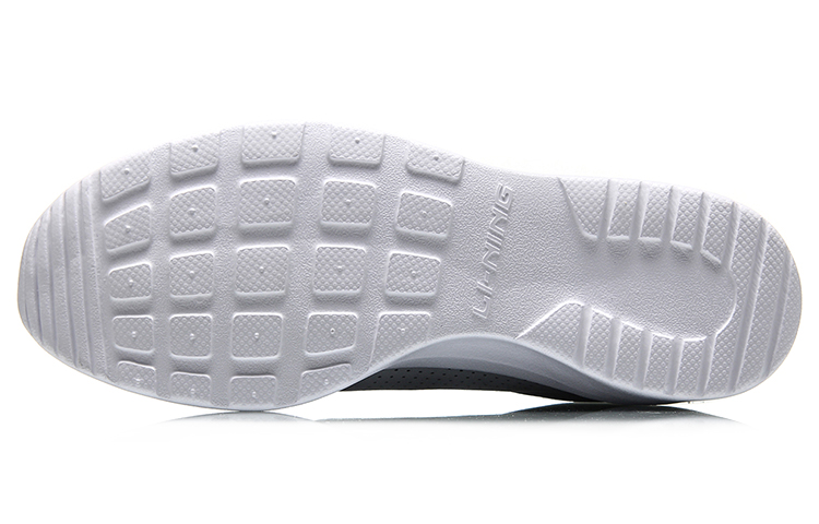 Li-Ning Running Shoes 'Grey White' 圖 5