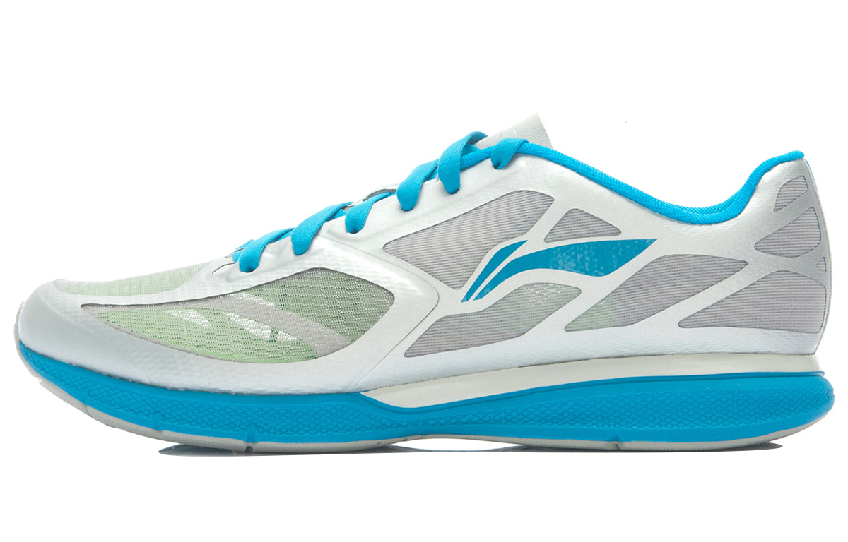 Buy 李寧 ランニングシューズ グレー/白/青 ARBJ009-7