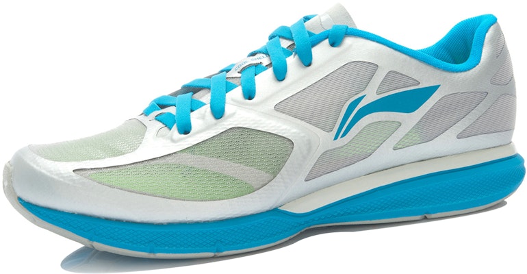 李寧 ランニングシューズ グレー/白/青 ARBJ009-7 Order 李寧 ランニングシューズ グレー/白/青 ARBJ009-7