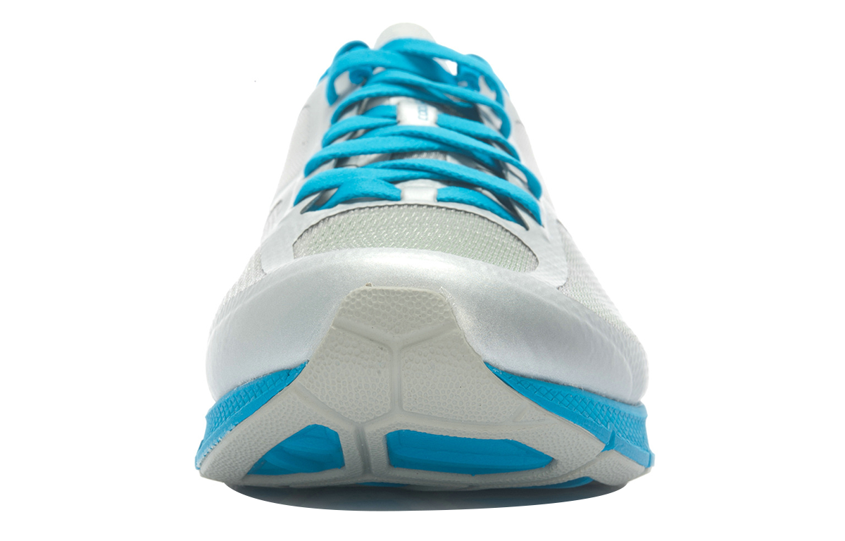 Shop 李寧 ランニングシューズ グレー/白/青 ARBJ009-7