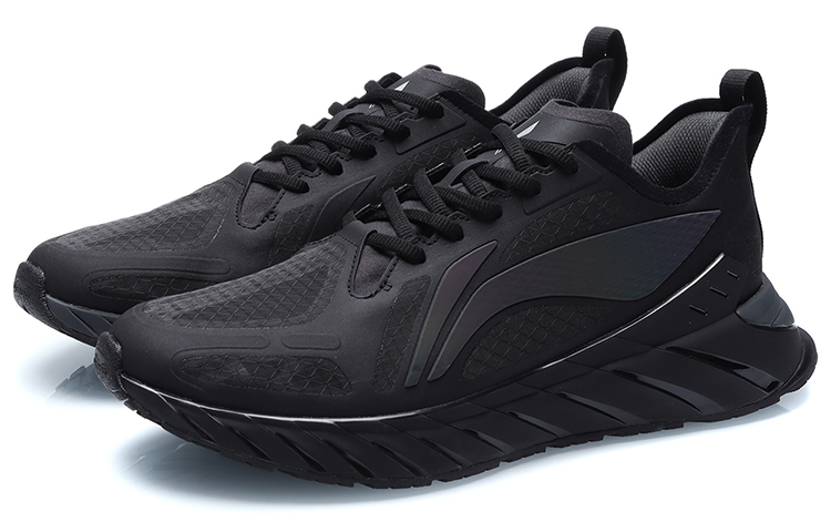 Lookbook Zapatillas Li-Ning para Correr 'Negro Reflectante' ARHR047-3