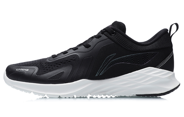 Buy Zapatillas para correr Li-Ning 'Negro Blanco' ARHR061-2
