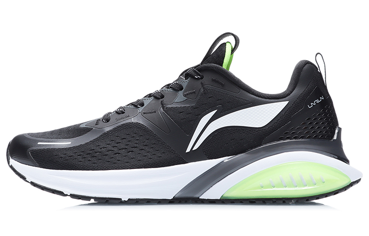 Buy 李宁 一体織 減震 低幫 跑步鞋 男女同款 黑綠