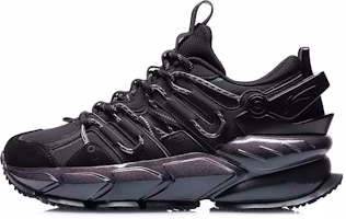 Li-Ning Running Shoes Low 'Black Purple' ARLR001-1