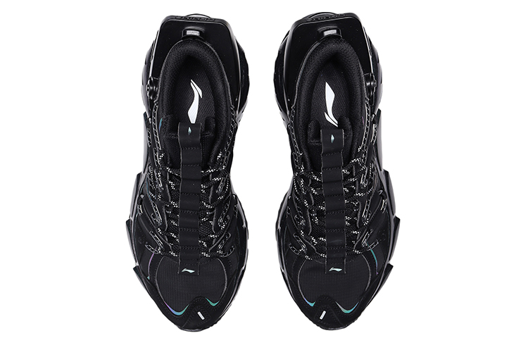 Li-Ning Running Shoes Low 'Black Purple' 圖 4