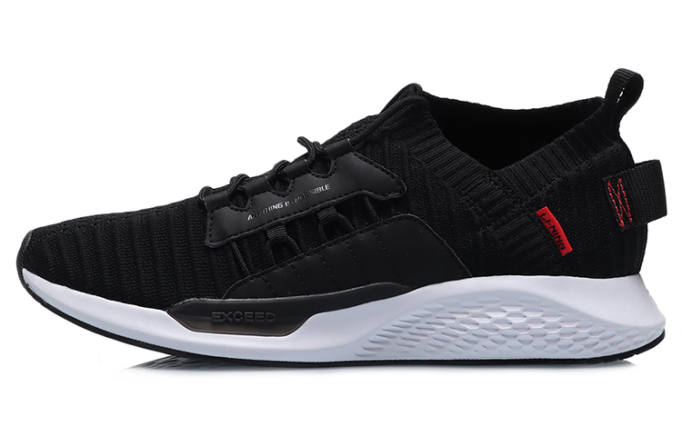 Buy LiNing李寧 一體織 減震回彈 低幫 跑步鞋 男女同款 黑白