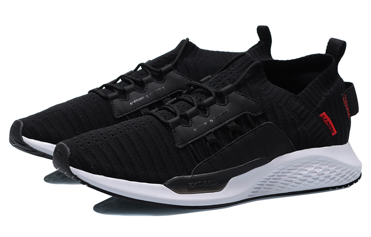 Li-Ning Running Shoes Low 'Black White' 圖 3