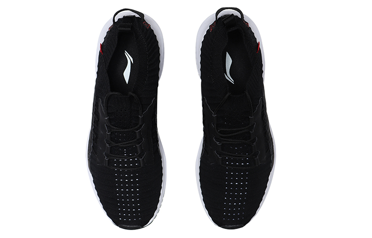 Li-Ning Running Shoes Low 'Black White' 圖 4