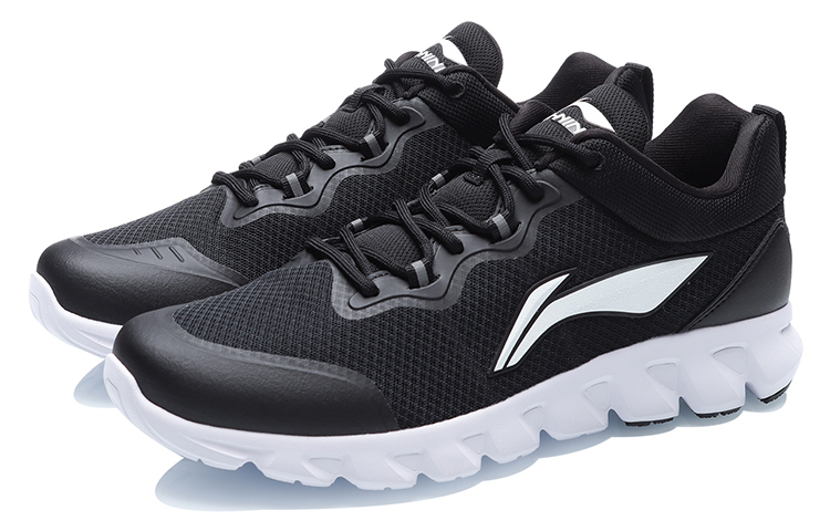 Li-Ning Running Shoes Low 'Black White' 圖 3