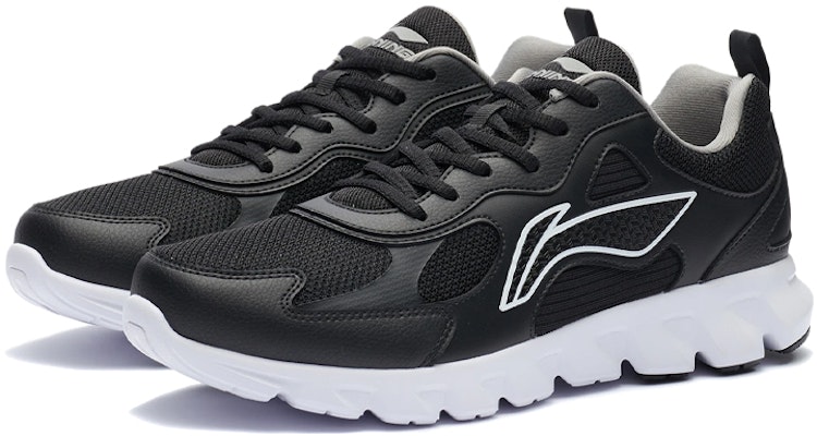 리닝 베이직 러닝화 블랙 화이트 (Li-Ning Basic Running Shoes Black White) ARSR059-1 Lookbook 리닝 베이직 러닝화 블랙 화이트 (Li-Ning Basic Running Shoes Black White) ARSR059-1