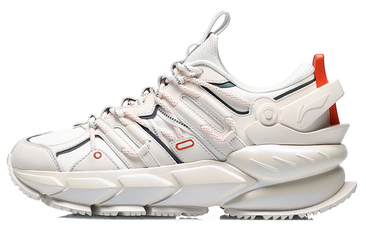 Buy 李寧ランニングシューズ 低床「エッグミルクグレー」 ARLR001-2