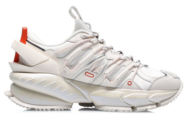 Order 李寧ランニングシューズ 低床「エッグミルクグレー」 ARLR001-2