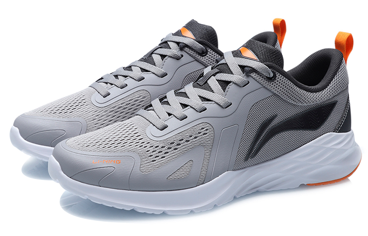 Li-Ning Running Shoes Low 'Grey Black Green' 圖 3