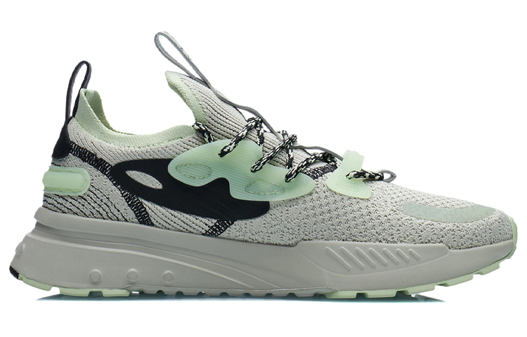 Li-Ning Running Shoes Low 'Grey Green' 圖 2