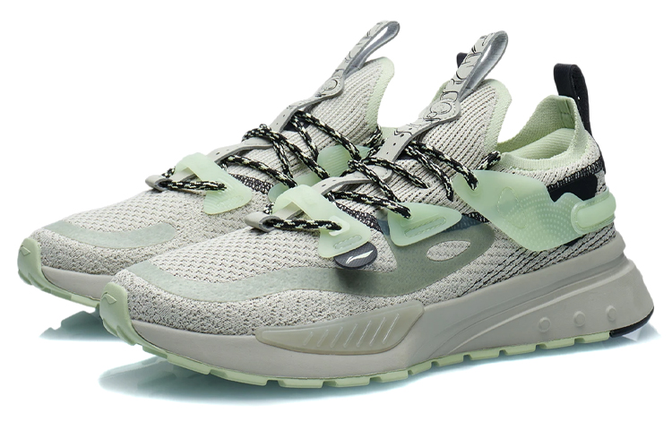 Li-Ning Running Shoes Low 'Grey Green' 圖 3