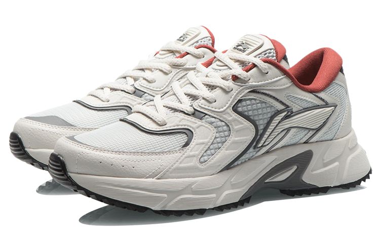 Lookbook 李宁低帮跑鞋 '灰白色' ARLR013-4