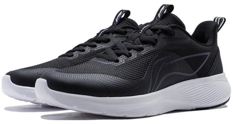 Kasut Lari Li-Ning Rendah 'Hitam dan Putih Reflektif' ARST063-3 Lookbook Kasut Lari Li-Ning Rendah 'Hitam dan Putih Reflektif' ARST063-3