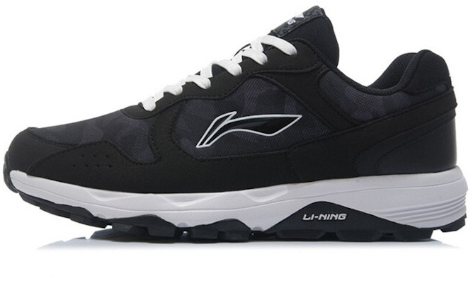 LiNing李寧 反光 緩震 低筒 跑步鞋 男款 黑白色 Buy LiNing李寧 反光 緩震 低筒 跑步鞋 男款 黑白色
