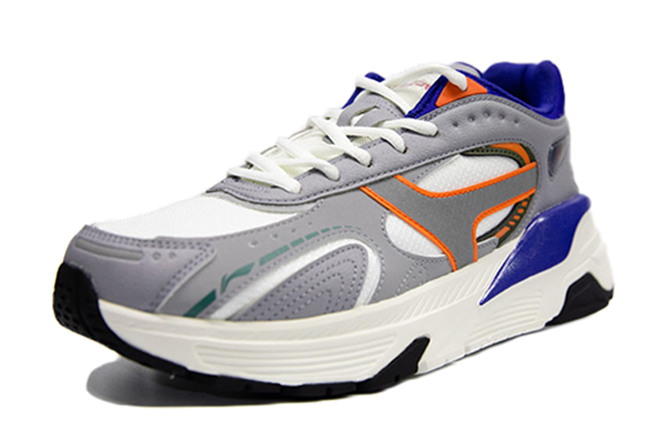 Order Kasut Lari Li-Ning Low 'Putih Kelabu' AGCQ197-2